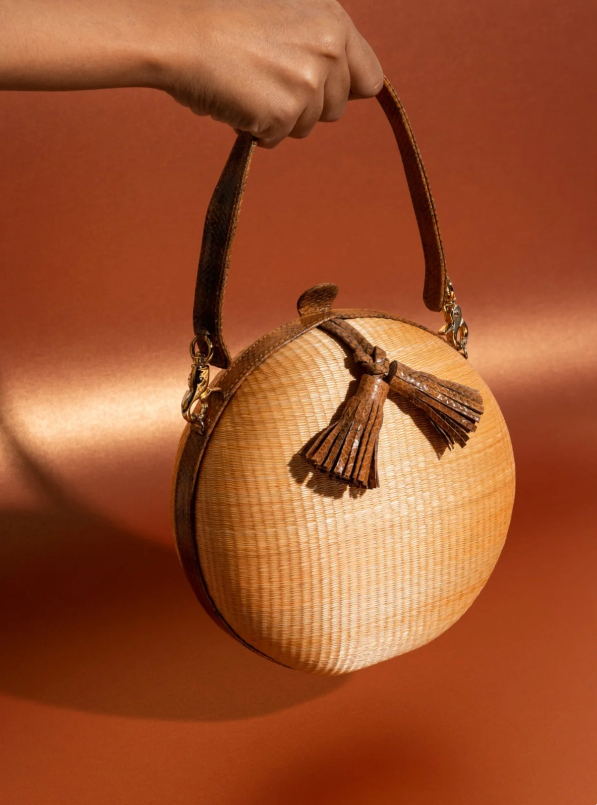 Cartera Burger Raffia