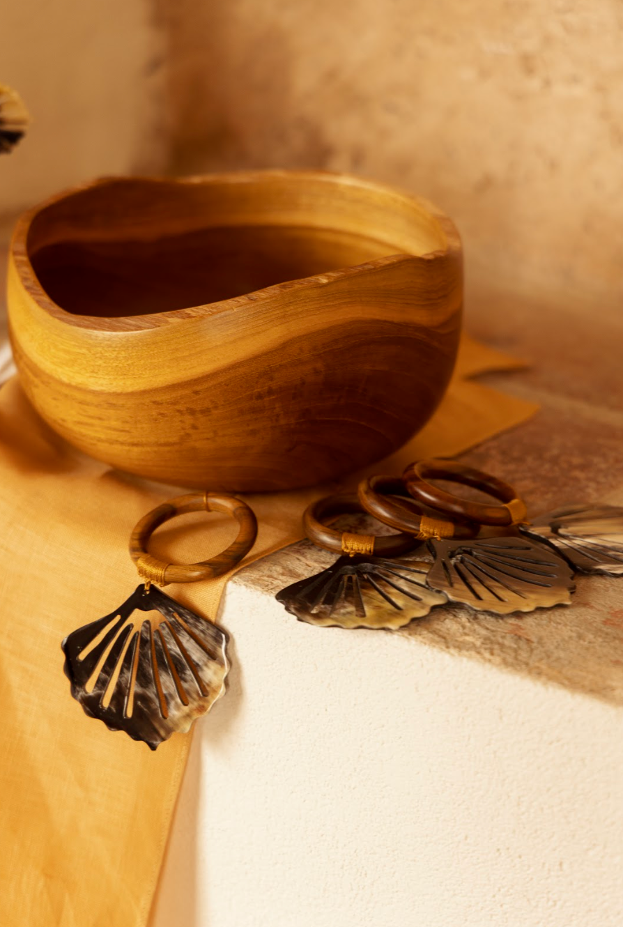 Set de 4 Servilleteros Concha