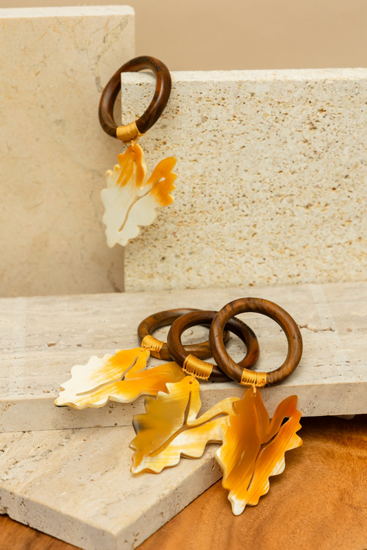 Set de 4 Servilleteros Oreja de Elefante