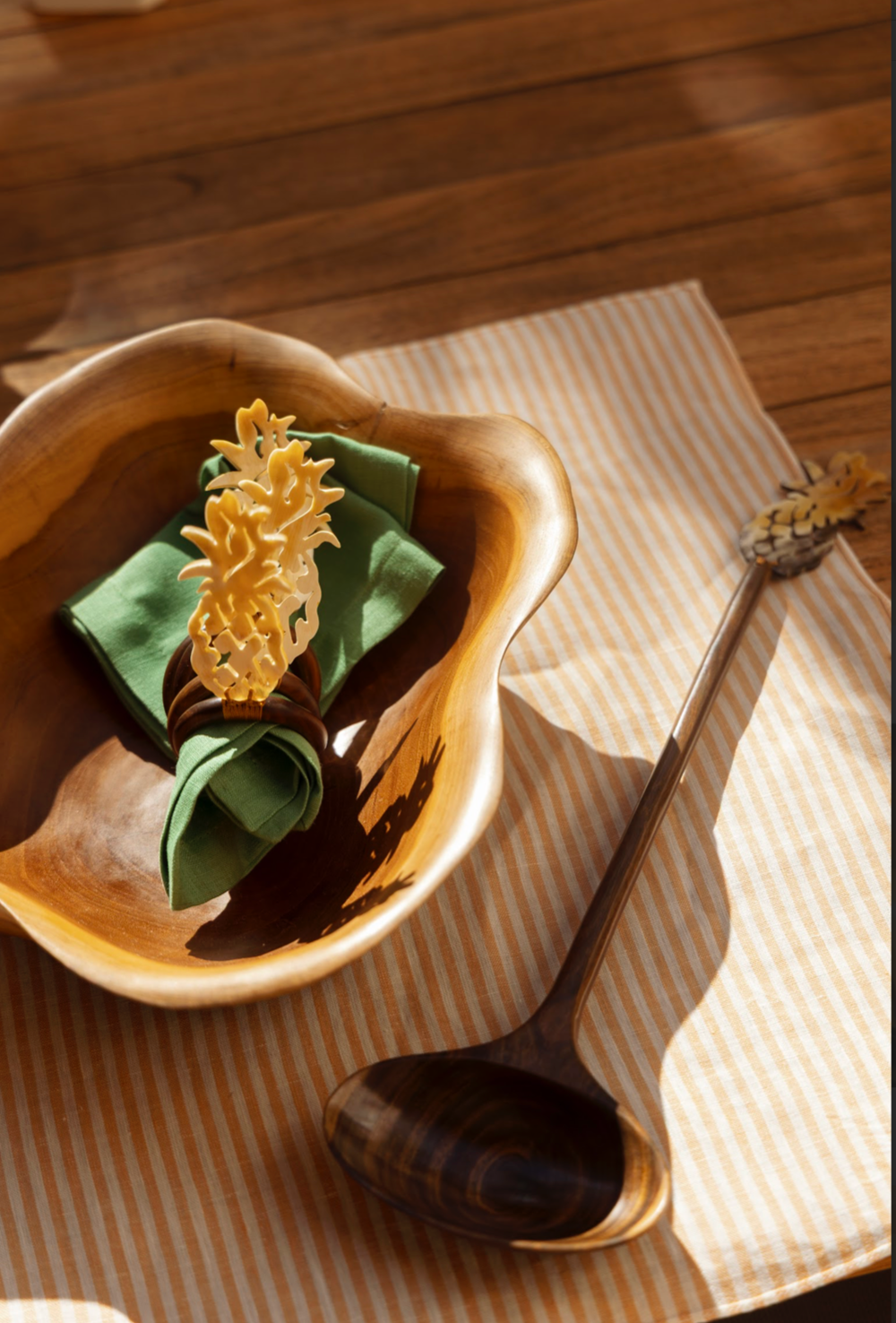 Set de 4 Servilleteros Piña