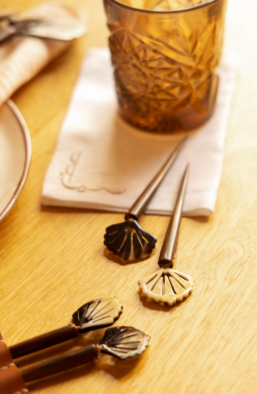 Set de 4 Pinchitos Concha