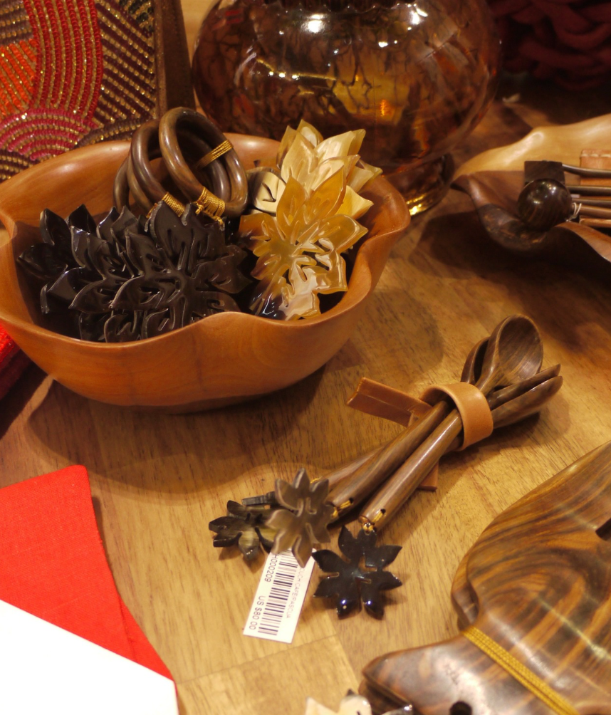 Set of 4 Poinsettia Coffee Spoons