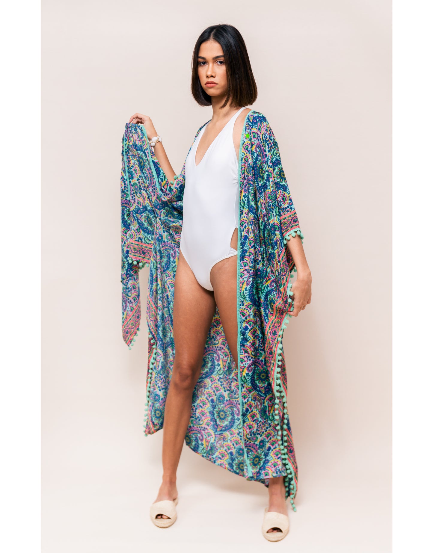 maxi kimono
