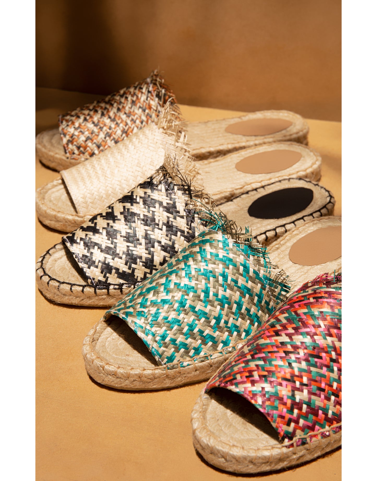 Espadrilles in Natural Raffia