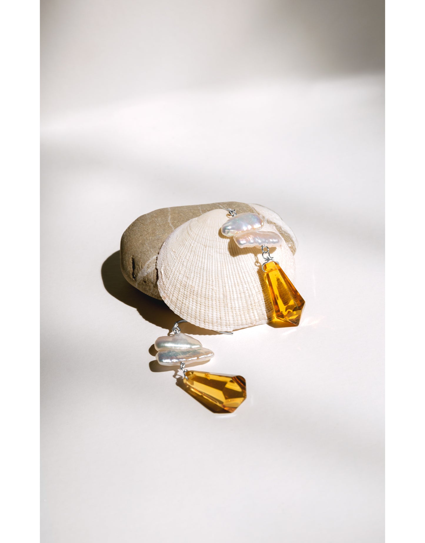 Aretes Lagrima de Ambar