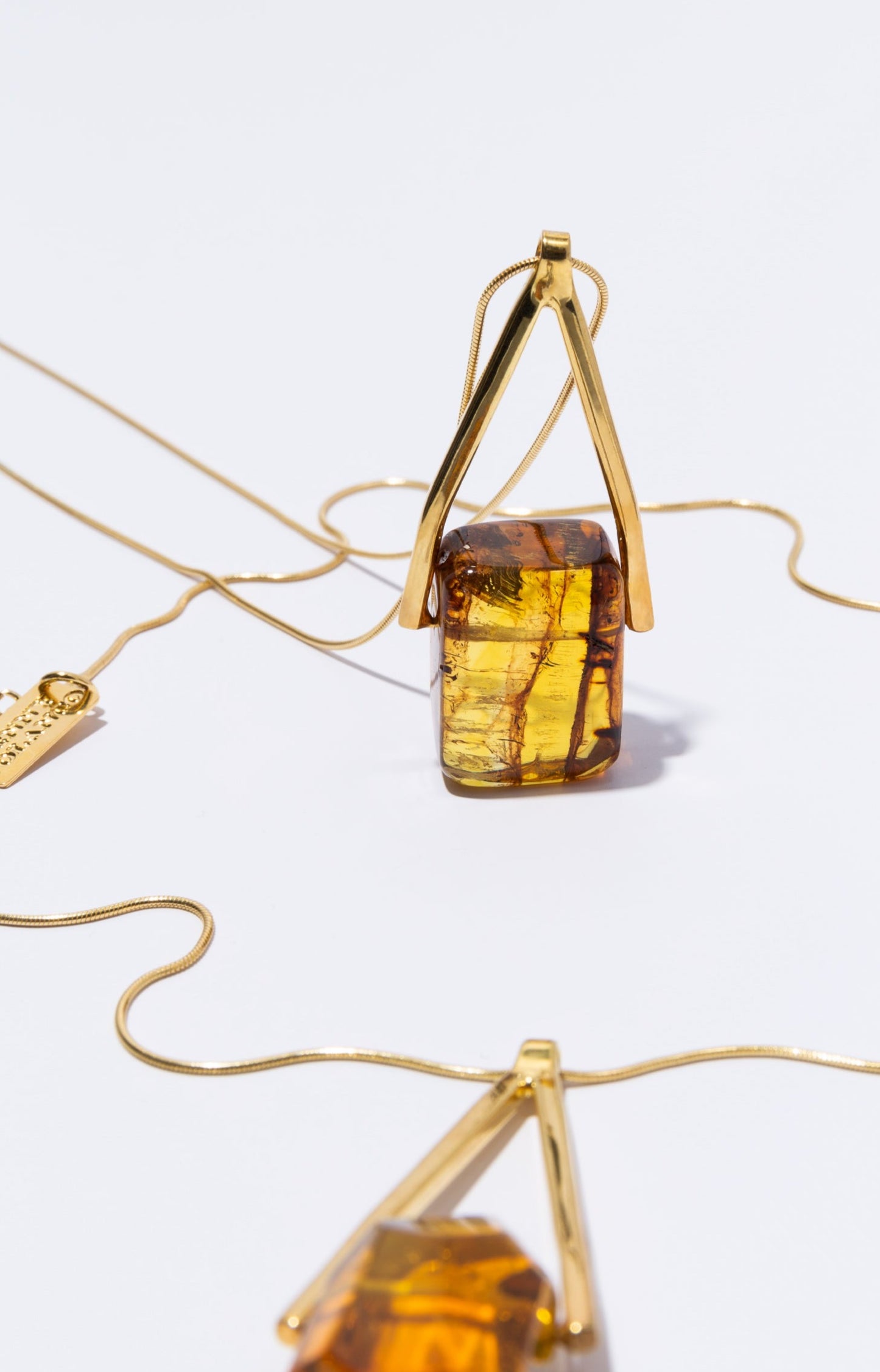 Amber Cube Chain