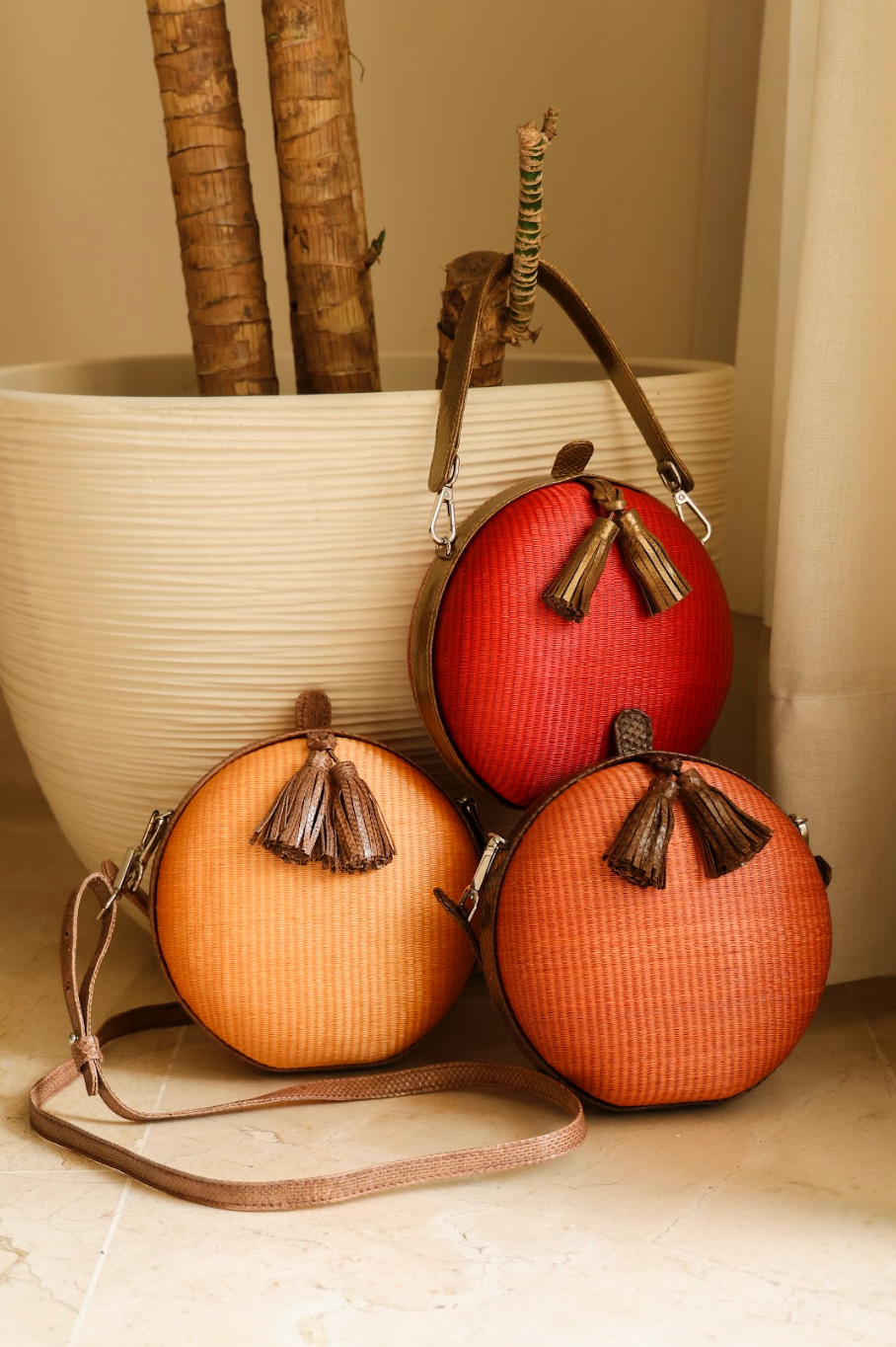 Cartera Burger Raffia