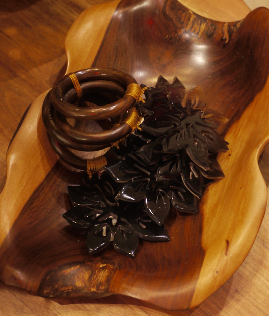 Set de 4 Servilleteros Flor de Pascua