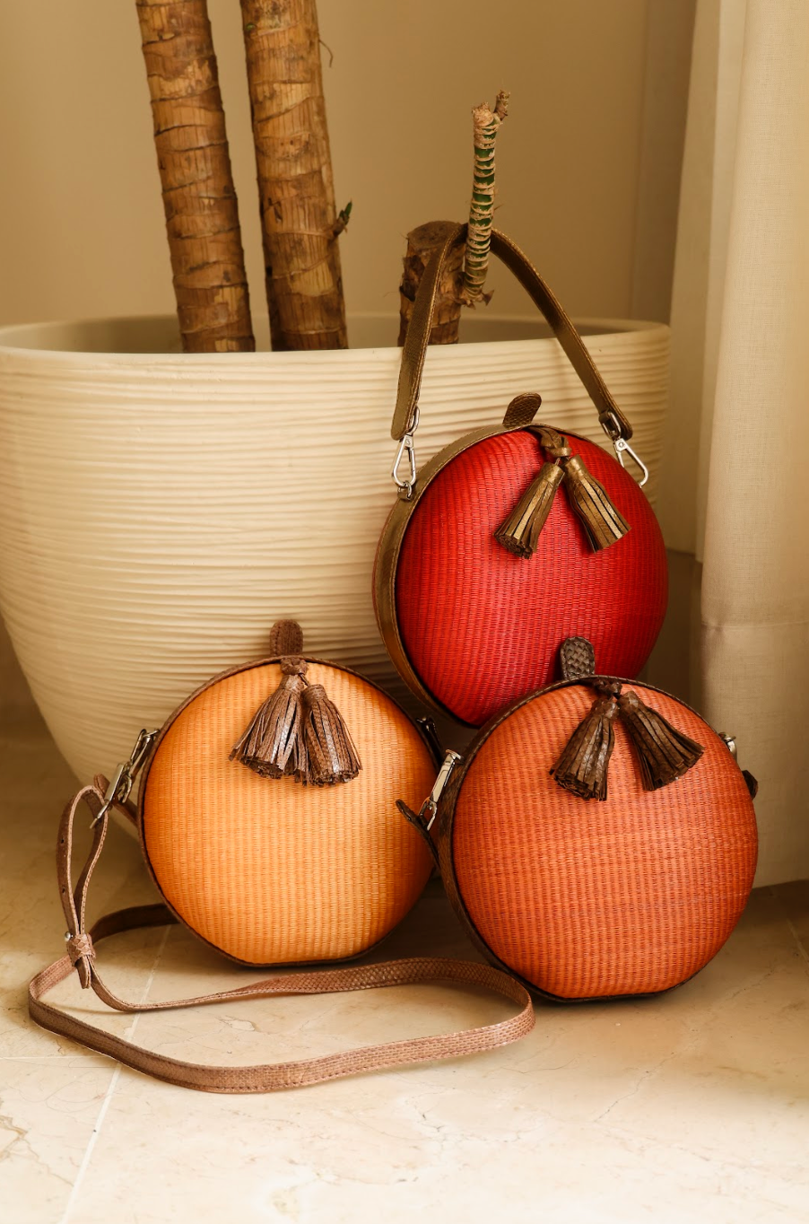 Cartera Burger Raffia