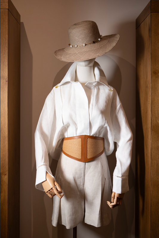 Cinturón Raffia