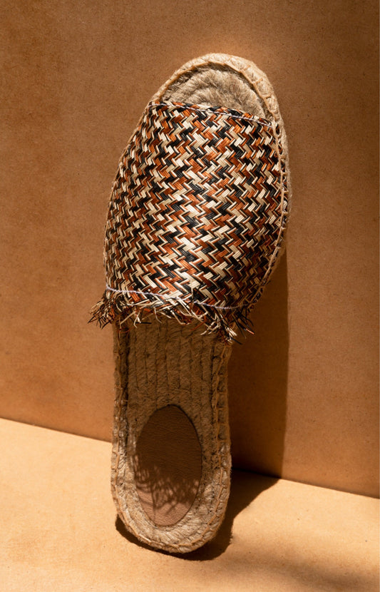 Espadrilles in Brown Raffia